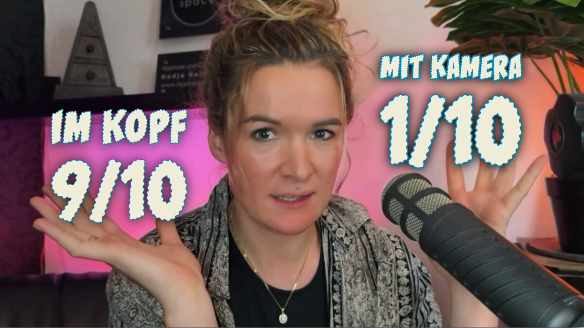 Du kannst reden – bis du dich selbst filmst.